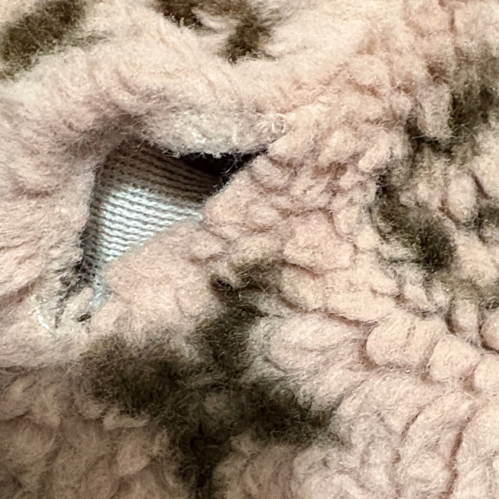 Kids Pink and Brown Fleece Jacket - Picture 4 of 4
